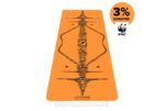 Liforme år af tigerens yogamåtte livlig orange/sort-creme yoga måtter 4R8036