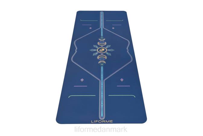 Liforme kosmisk måne yogamåtte skumringsblå yoga måtter 4R802 - Image 1