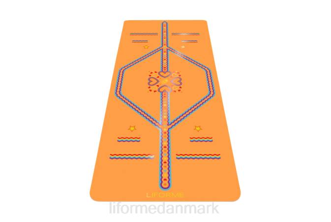 Liforme legesyg yogamåtte til børn livlig orange yoga måtter 4R8069 - Image 1