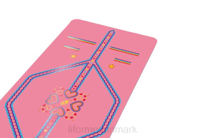 Liforme legesyg yogamåtte til børn lyserød yoga måtter 4R8065 - Image 4