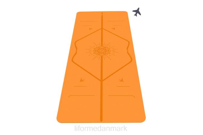 Liforme lykke rejsemåtte livlig orange yoga måtter 4R8057 - Image 1