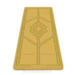 Liforme majestætisk tæppe yogamåtte gyldent sand yoga måtter 4R8024