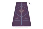 Liforme mindful haverejse yogamåtte lilla/blomstret yoga måtter 4R8049