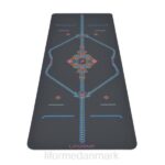 Liforme mindful haveyogamåtte grå/blomstret yoga måtter 4R8015