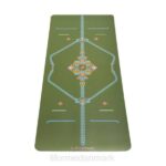 Liforme mindful haveyogamåtte oliven/blomstret yoga måtter 4R801