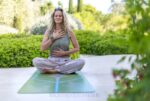 Liforme mindful haveyogamåtte oliven/blomstret yoga måtter 4R801 - Image 7