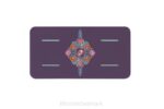 Liforme mindful haveyogapude lilla/blomstret kollektion 4R8085