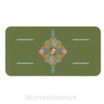 Liforme mindful haveyogapude oliven/blomstret kollektion 4R8081