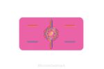 Liforme taknemmelig regnbue yoga pude taknemmelig pink/regnbue kollektion 4R8093