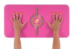 Liforme taknemmelig regnbue yoga pude taknemmelig pink/regnbue kollektion 4R8093 - Image 4