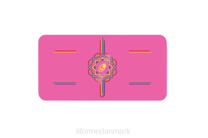 Liforme taknemmelig regnbue yoga pude taknemmelig pink/regnbue kollektion 4R8093 - Image 1
