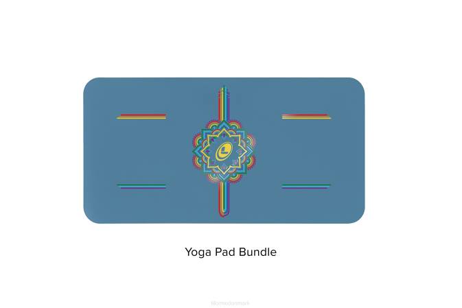 Liforme yoga måtte blå/regnbue yoga måtter 4R8011 - Image 8