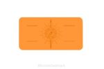 Liforme yogapude livlig orange kollektion 4R8091
