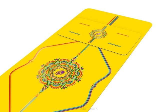 Liforme regnbue håb yoga pude gul/regnbue kollektion 4R8087