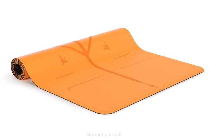 Liforme lykkemåtte livlig orange yoga måtter 4R8026