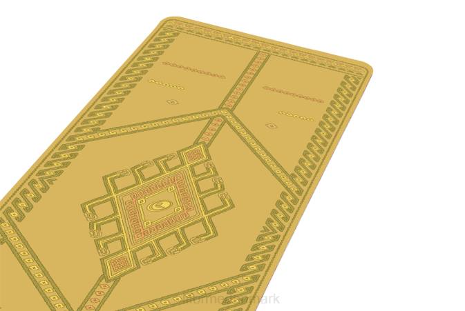 Liforme majestætisk tæppe yogamåtte gyldent sand yoga måtter 4R8024