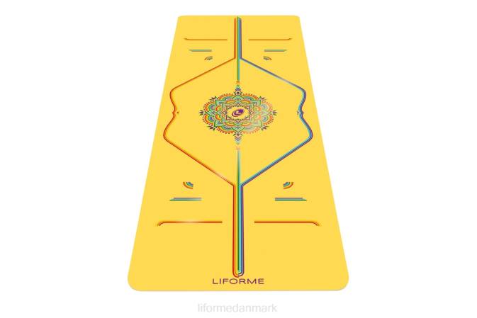 Liforme regnbue håb yoga måtte gul/regnbue yoga måtter 4R8016