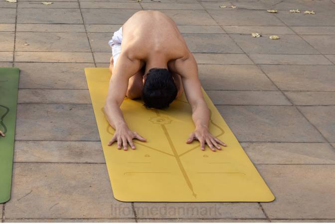 Liforme yoga måtte gyldent sand yoga måtter 4R8022