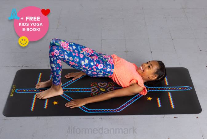 Liforme legesyg yogamåtte til børn grå yoga måtter 4R8074