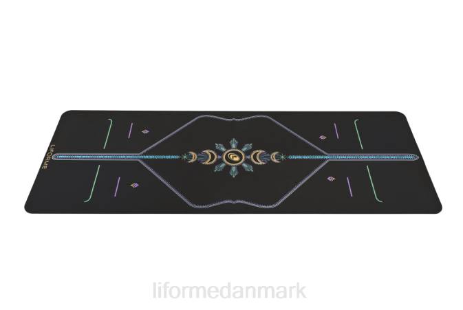 Liforme kosmisk måne rejse yogamåtte sort yoga måtter 4R8045