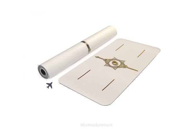 Liforme magisk rejsemåtte hvidt guld yoga måtter 4R8046
