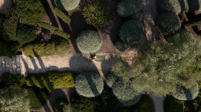 Liforme mindful haverejsemåtte oliven/blomstret yoga måtter 4R8043