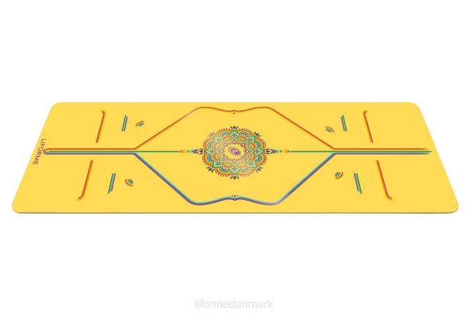 Liforme regnbue håb rejsemåtte gul/regnbue yoga måtter 4R8051