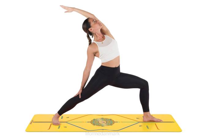 Liforme regnbue håb rejsemåtte gul/regnbue yoga måtter 4R8051