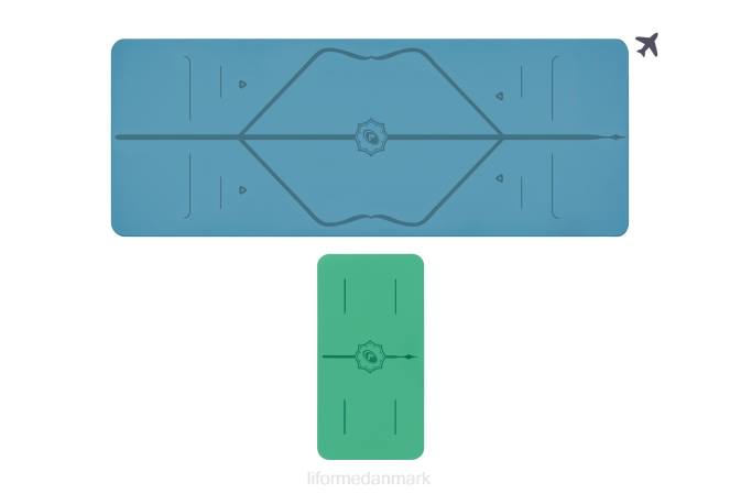 Liforme rejsemåtte og yogapudebundt klassisk yoga måtter 4R8064