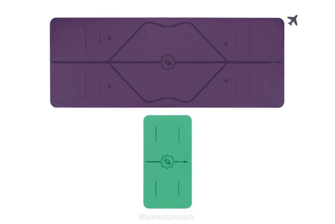 Liforme rejsemåtte og yogapudebundt klassisk yoga måtter 4R8064