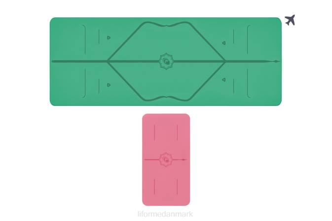 Liforme rejsemåtte og yogapudebundt klassisk yoga måtter 4R8064