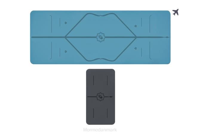 Liforme rejsemåtte og yogapudebundt klassisk yoga måtter 4R8064