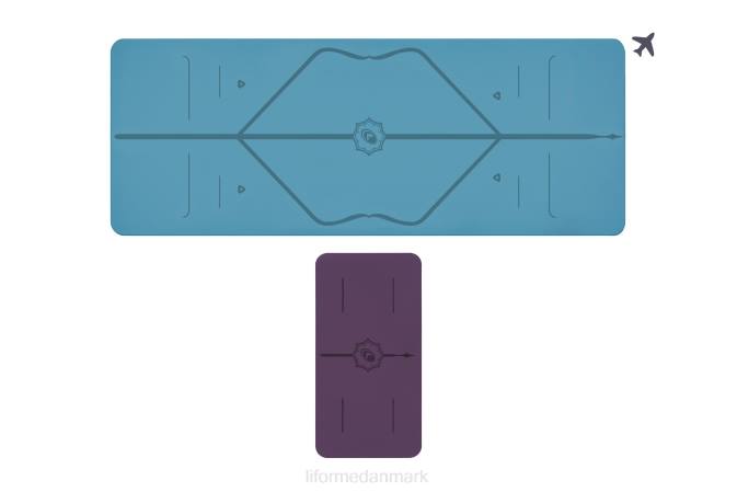 Liforme rejsemåtte og yogapudebundt klassisk yoga måtter 4R8064