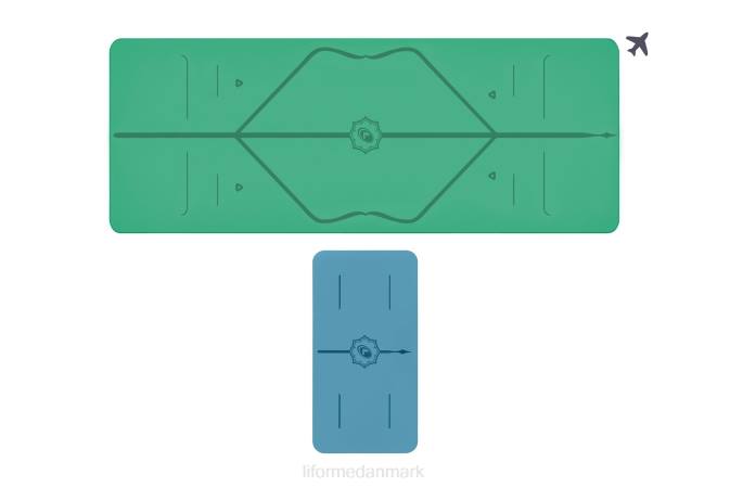 Liforme rejsemåtte og yogapudebundt klassisk yoga måtter 4R8064