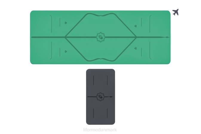 Liforme rejsemåtte og yogapudebundt klassisk yoga måtter 4R8064