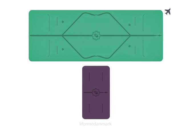 Liforme rejsemåtte og yogapudebundt klassisk yoga måtter 4R8064