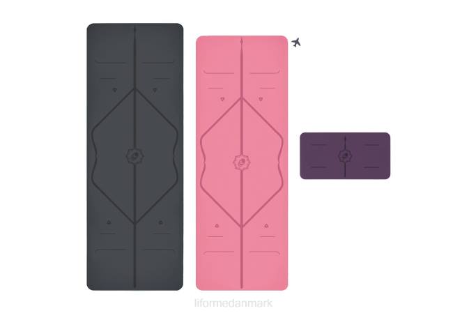 Liforme yogamåtte, rejse- og pudebundt klassisk yoga måtter 4R8062