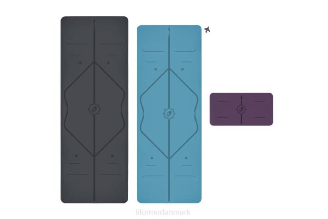 Liforme yogamåtte, rejse- og pudebundt klassisk yoga måtter 4R8062