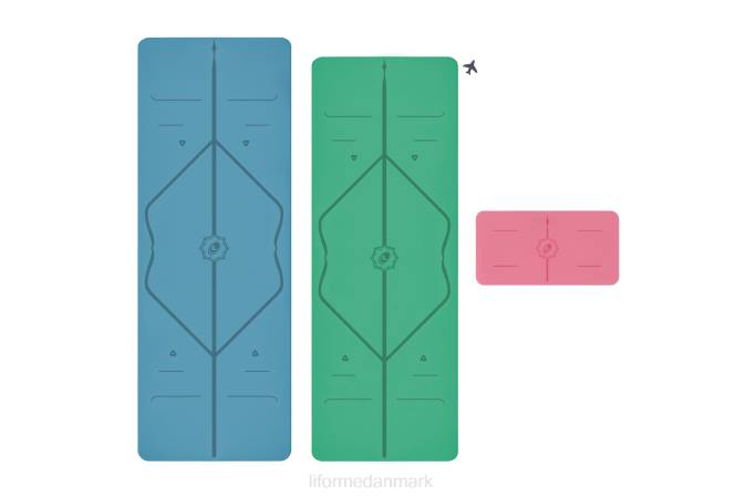 Liforme yogamåtte, rejse- og pudebundt klassisk yoga måtter 4R8062